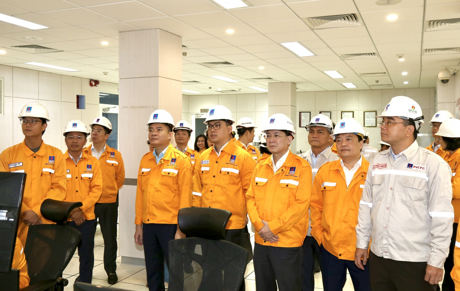 Đoàn công tác Petrovietnam thăm Nhà máy xử lý Khí - Công ty Khí Cà Mau