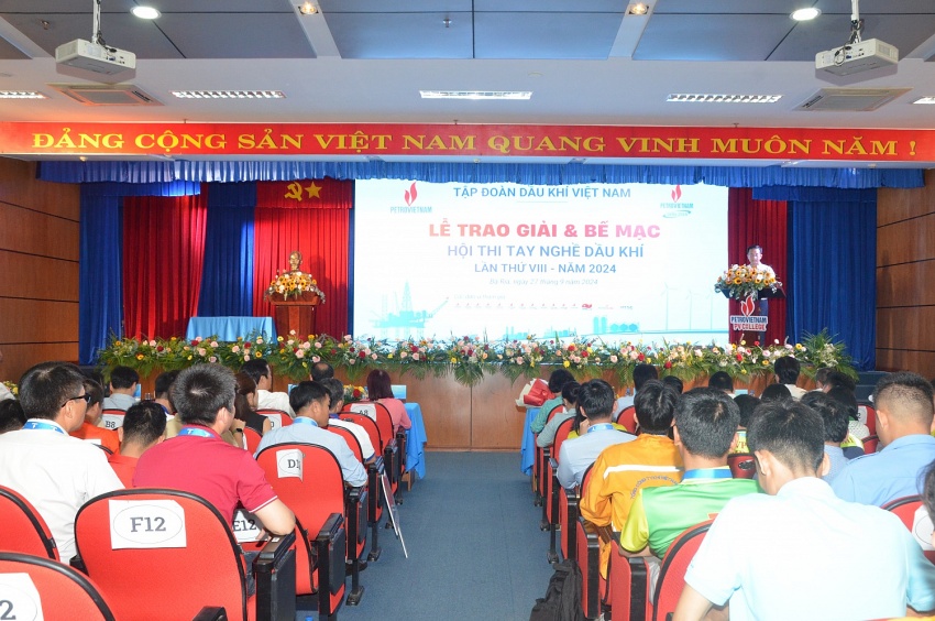 Bế mạc Hội thi tay nghề Dầu khí lần thứ VIII năm 2024: Tôn vinh những bàn tay vàng của ngành Dầu khí