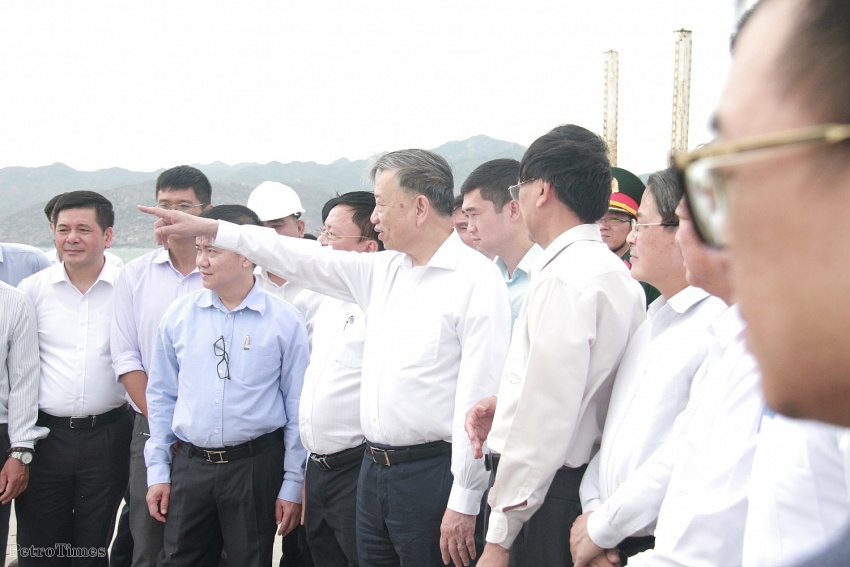 Tổng Bí thư Tô Lâm dự lễ động thổ công trình Nhà đa năng Trường Mẫu giáo Phước Dinh (Ninh Thuận)